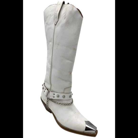 Matisse Women's Brazen Western Boot White - Medium - Picture 1 of 3